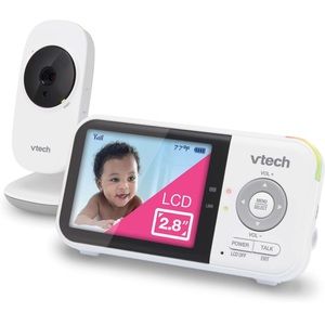 VTech VM819 Video Baby Monitor with 19 Hour Battery Life 1000ft Long Range, 2.8”